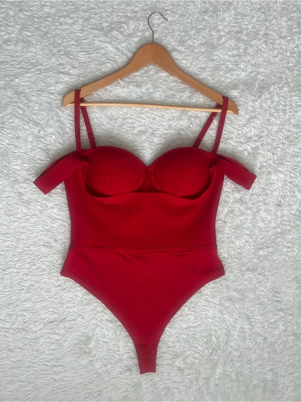 NWT Fashion Nova My Revenge Bandage Bodysuit RED Size XL - Picture 2 of 9